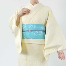 画像6: 59kimono2024リバーシブル半幅帯「魚のトルネード」 (6)